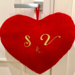 Cuscino a cuore da personalizzare