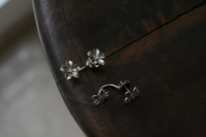 Collezione "Divenire" - orecchini Fiorellini - immagine 2