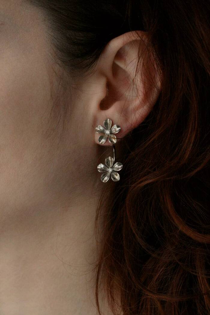 Collezione "Divenire" - orecchini Fiorellini - immagine 4