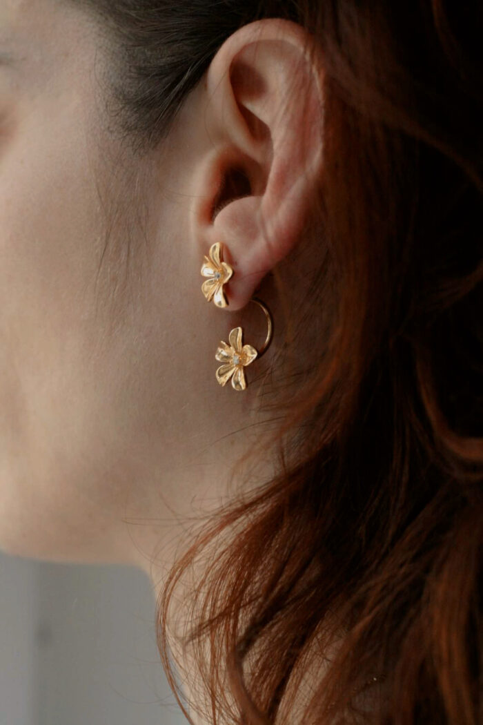 Collezione "Divenire" - orecchini Fiorellini - immagine 5