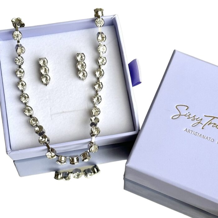 Collezione "Sirius" - Choker Artemide con Swarovski (oro e arg) - immagine 3