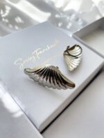 Collezione "Divenire" - Orecchini Ali ear cuff - immagine 3