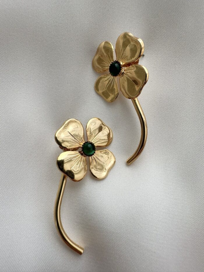 Collezione "Divenire" - orecchini Quadrifoglio - immagine 1