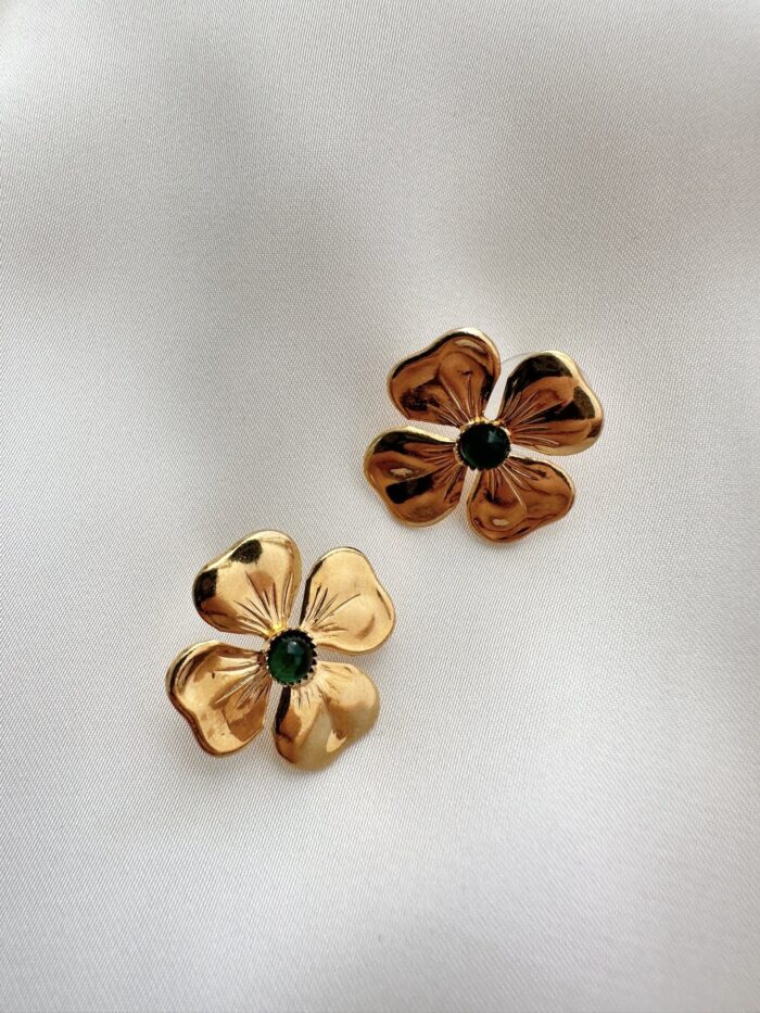 Collezione "Divenire" - orecchini Quadrifoglio - immagine 6