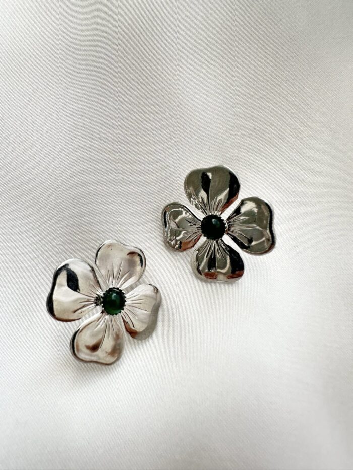 Collezione "Divenire" - orecchini Quadrifoglio - immagine 5