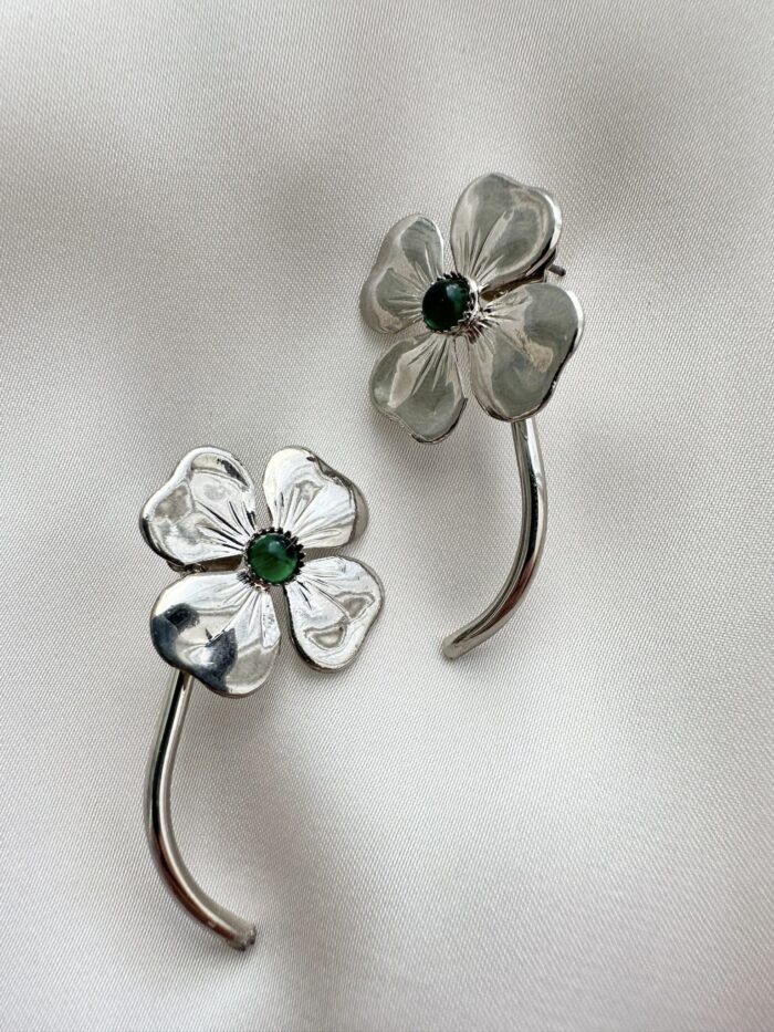 Collezione "Divenire" - orecchini Quadrifoglio - immagine 4