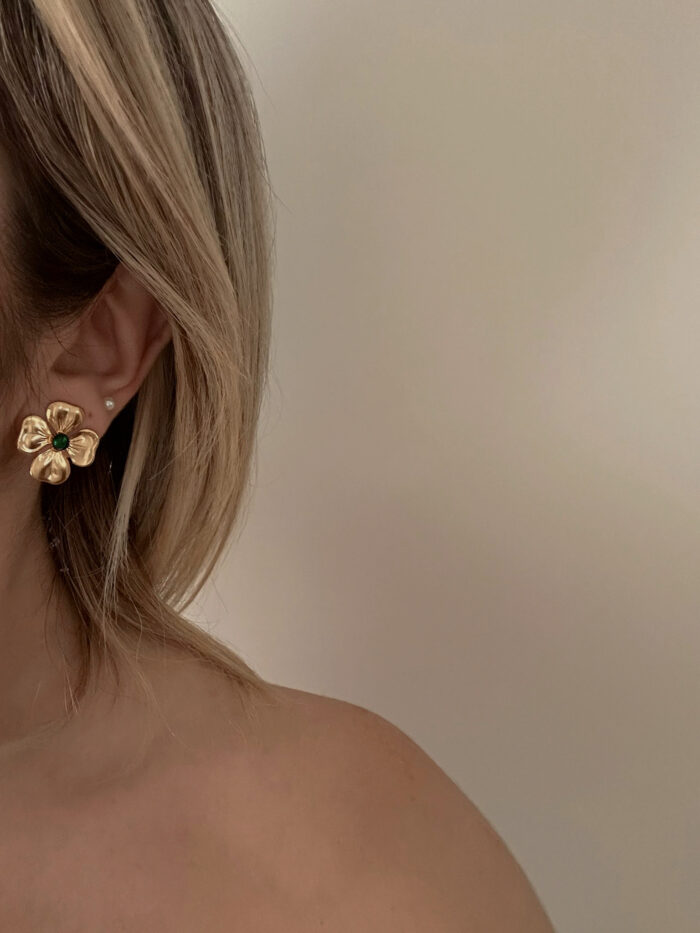 Collezione "Divenire" - orecchini Quadrifoglio - immagine 7