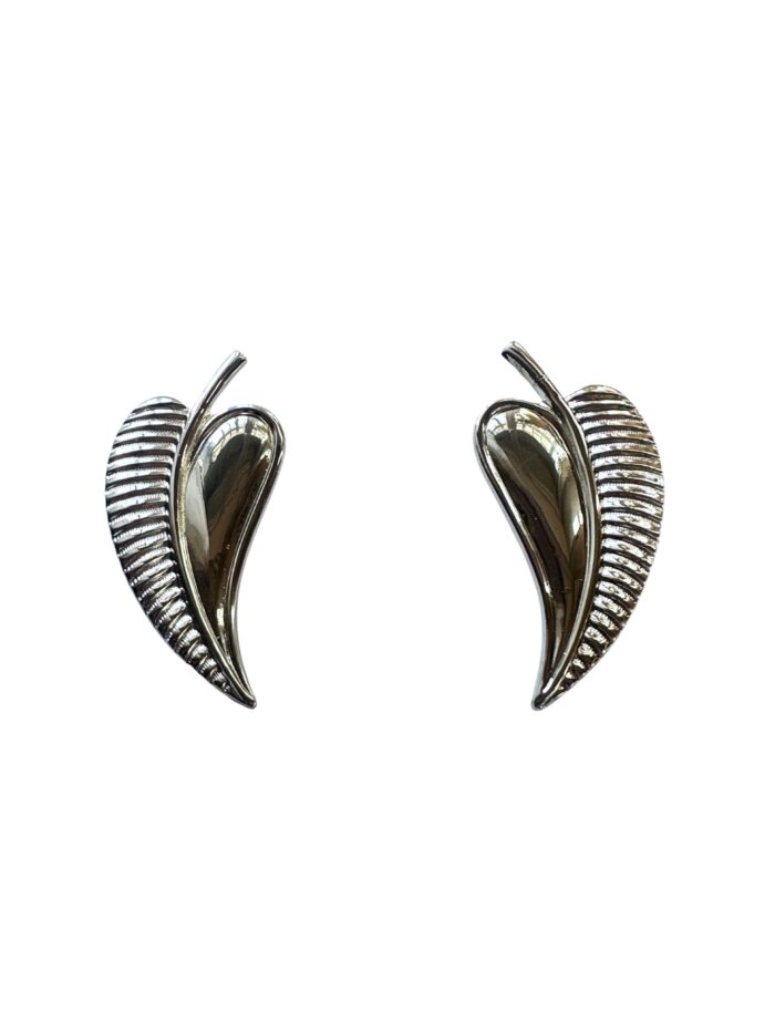 Collezione "Essenziale" - Orecchini Foglie - immagine 3
