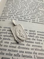 Ciondolo Madonna con bambino in argento 925