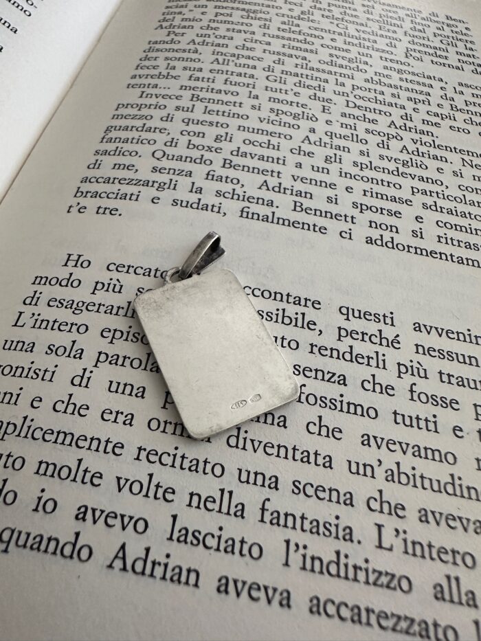 15b Ciondolo Madonna con bambino in argento 925 - immagine 2