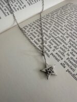 Ciondolo con ciondolo Mà con stella in arg. 925 - immagine 2