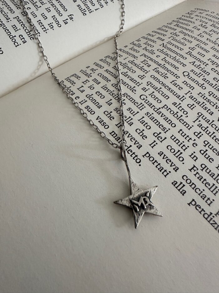 Ciondolo con ciondolo Mà con stella in arg. 925 - immagine 2