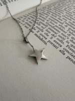 Ciondolo con ciondolo Mà con stella in arg. 925