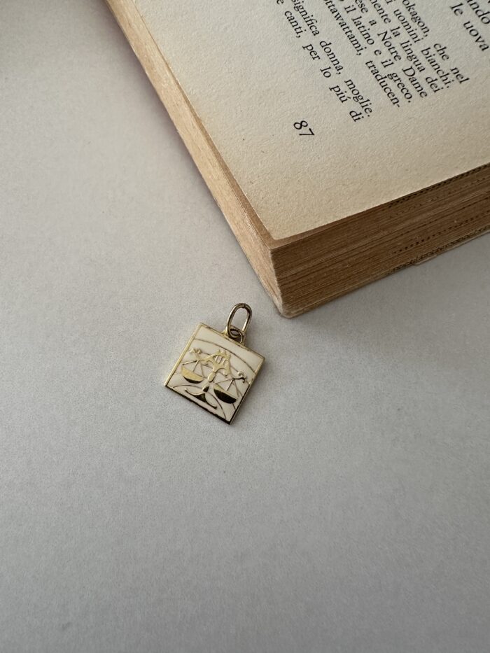 Ciondolo Bilancia in arg. 800 - immagine 2