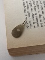 Ciondolo Bilancia ovale in arg. 925 dorato - immagine 2