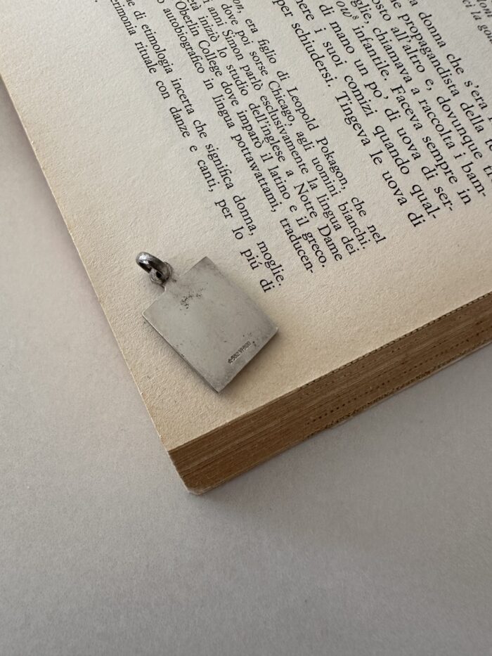 Ciondolo Madonna in arg. 800 - immagine 2