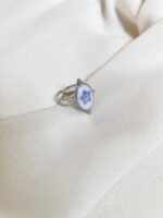 Linea "Non ti scordar di me" - Anello con fiore vero - immagine 2