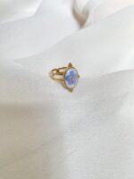 Linea "Non ti scordar di me" - Anello con fiore vero