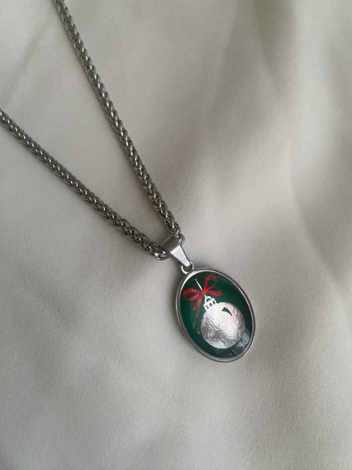 Collana Pallina di Natale (personalizzabile) - immagine 2