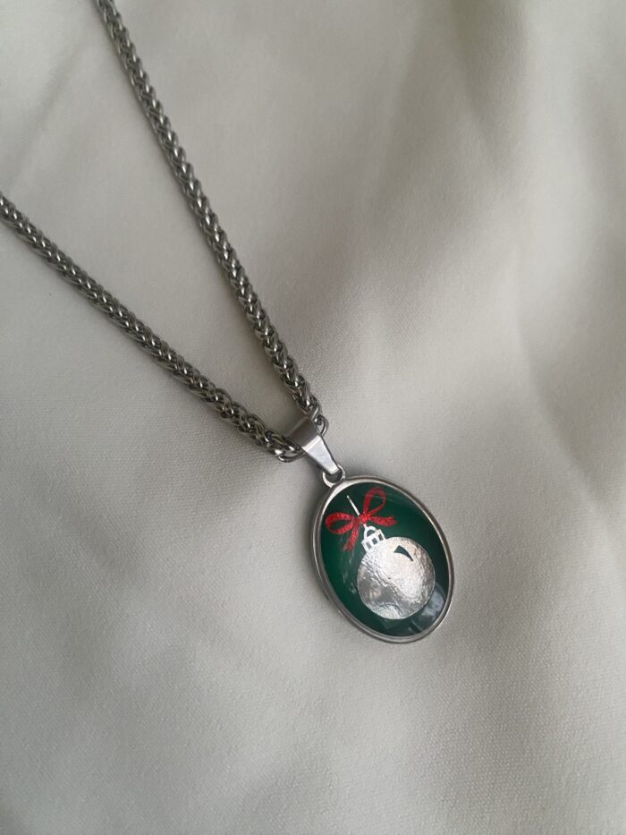 Collana Pallina di Natale (personalizzabile) - immagine 2