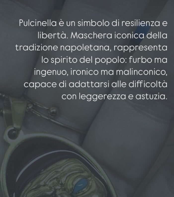 Ciondolo Pulcinella (con incisione personalizzabile) - immagine 4