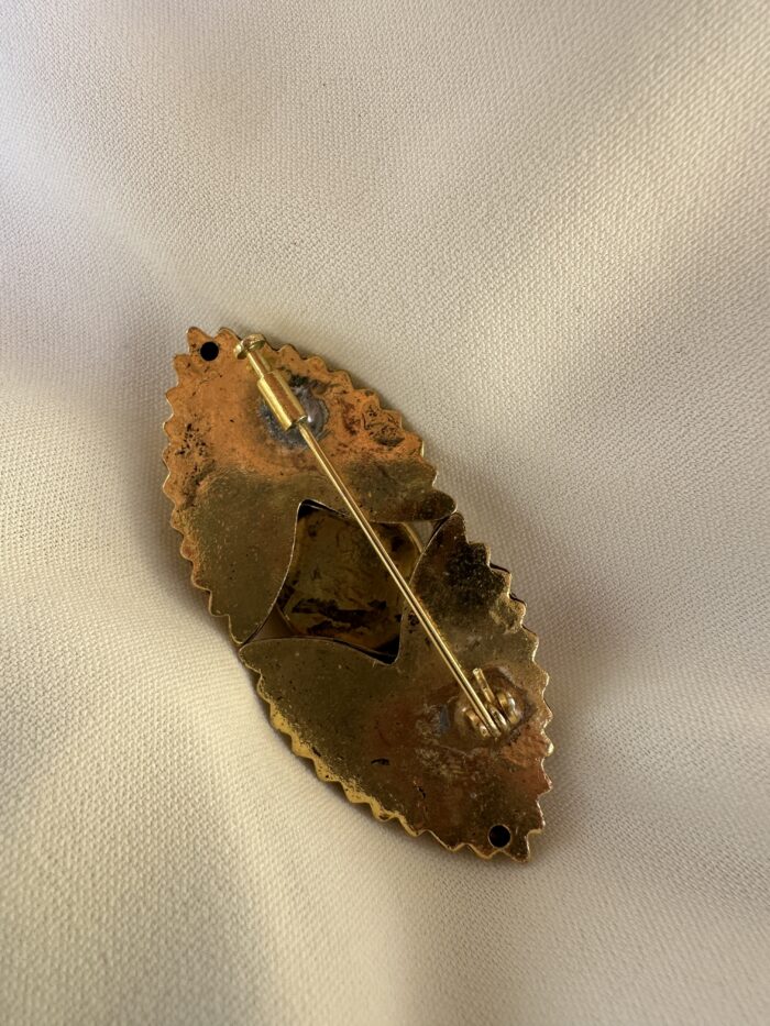 IMG_0575 Spilla con Swarovski bianca - immagine 2