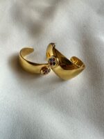 Ovali con Swarovski colorati (perno)