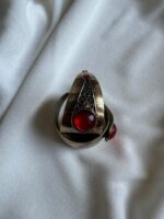 Cerchi con pietra rosso arancio