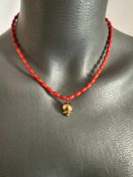 Collana in corallo bambù "Corallina" - immagine 2