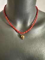 Collana in corallo bambù "Corallina" - immagine 2