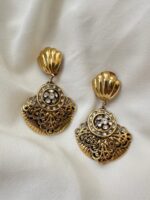 Orecchini stile Liberty con Swarovski (clip)