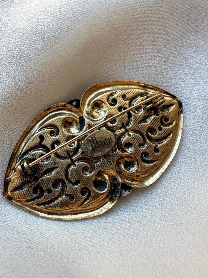 Spilla Villani con strass - immagine 2