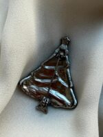 Spilla Albero di Natale smaltato - immagine 2