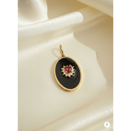 ciondolo_cuorediluce_oro Ciondolo Cuore di luce - immagine 1