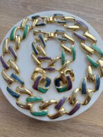 Parure smalto colorato