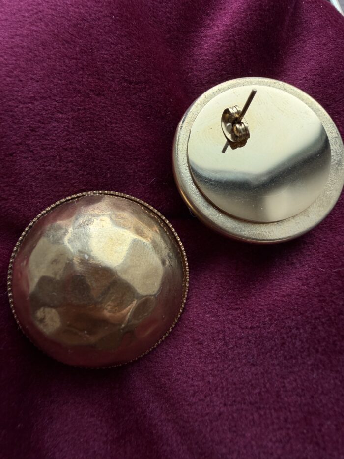 Orecchini bottone cupola - immagine 2