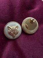 Orecchini bottone volpe - immagine 2