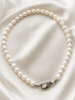Collana DIVA1 in Perle di Fiume Naturali